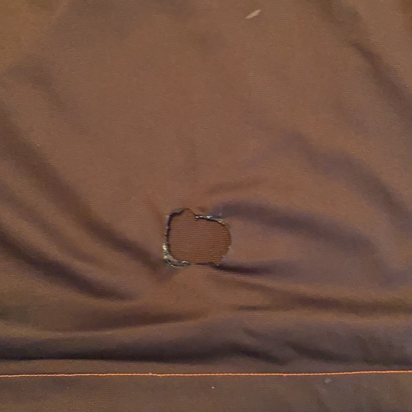 Baker mayfield browns jersey small holes burned in dryer - Picture 3 of 6
